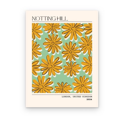 Cuadros de Fotos Personalizado | Canvas y Acrílico HD Notting Hill en Flor