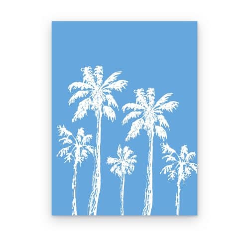 Palmeras Azul Cielo