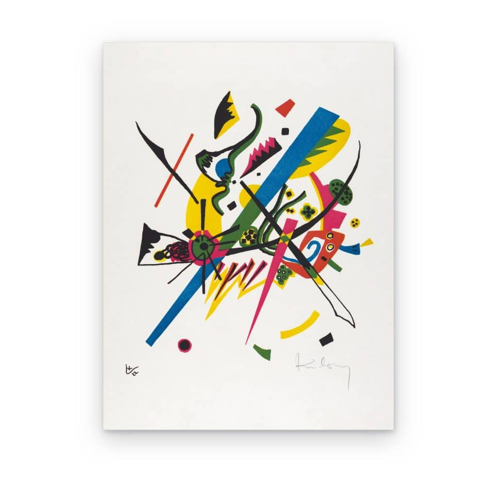 Cuadro Pequeños Mundos I de Kandinsky impreso en canvas