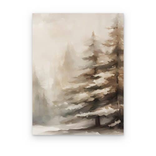 Pinos en la Niebla