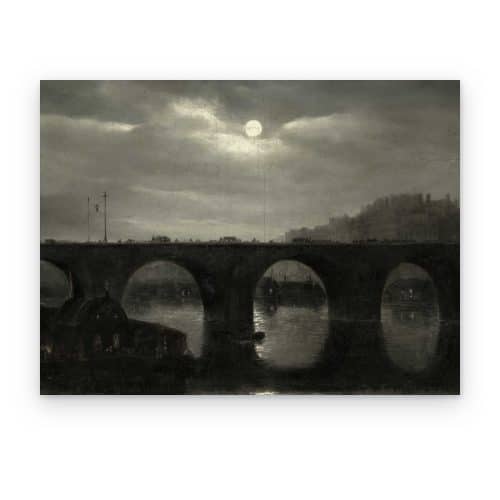 Puente bajo la Luna