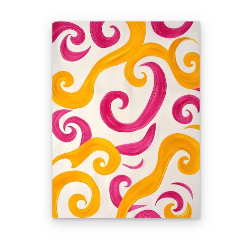 Remolinos Fucsia y Mostaza
