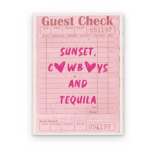 Sunset, Cowboys and Tequila