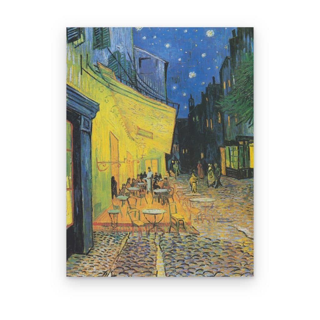 Cuadro Terraza de Café por la Noche de Van Gogh impreso en canvas