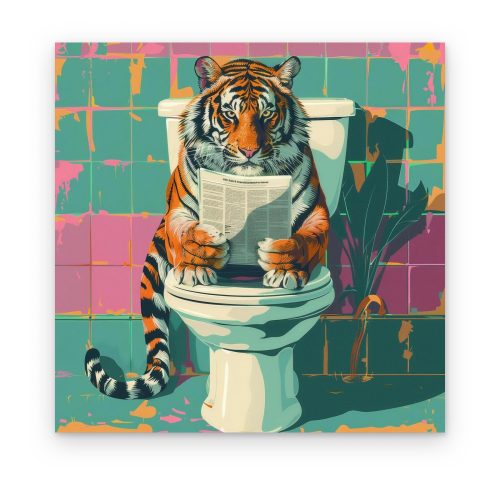 Tigre en el Baño