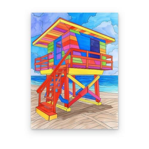 Torre Salvavidas Arcoíris