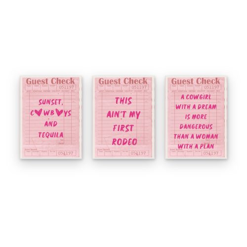 Pack Guest Check Vaquero