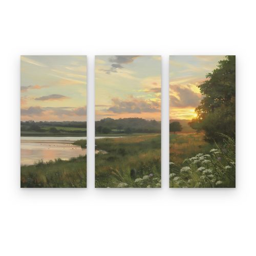 Set Río al Atardecer